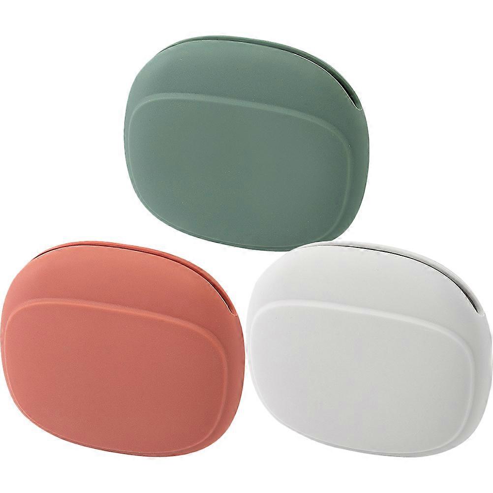 Data Cable Earphone Organizer Earphone Bags Data Cable Storage Case Men Silicone 3Pack