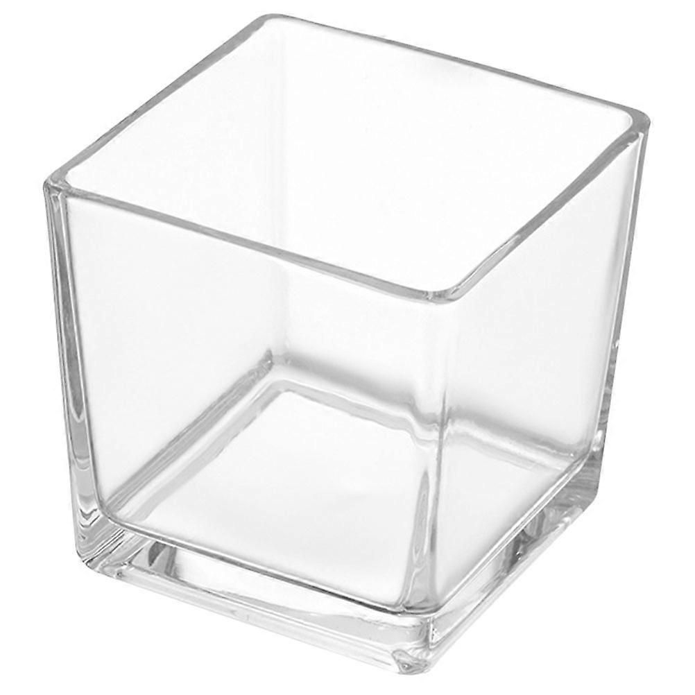 Vaso de vidro de mesa estilo moderno cacto vaso de vidro lareira lareira 11,5x11,5x10,5 cm 1 conjunto