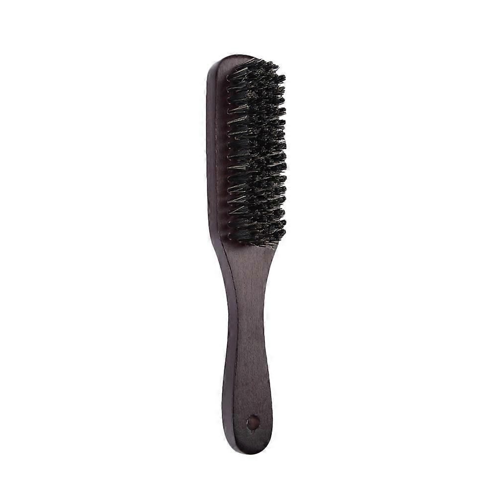 Facial Cleaning Brush Multi Function Hair Styling Gifting Daily Use Black Nylon Wood 1Pack