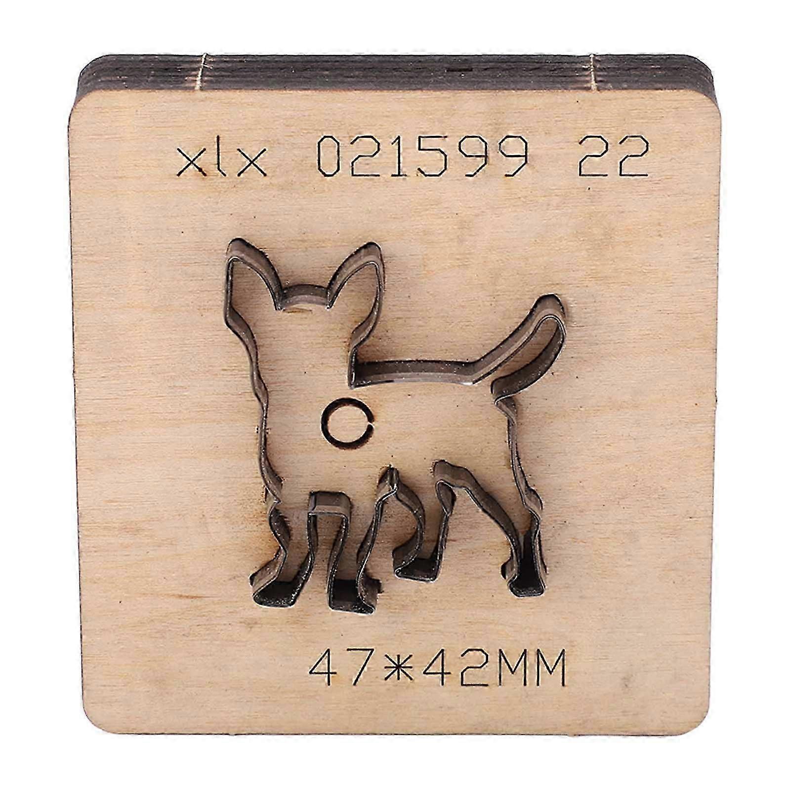 قطع يموت سبائك الصلب الجلود اللكم العفن مع لوحة خشبية للحرف اليدوية DIY