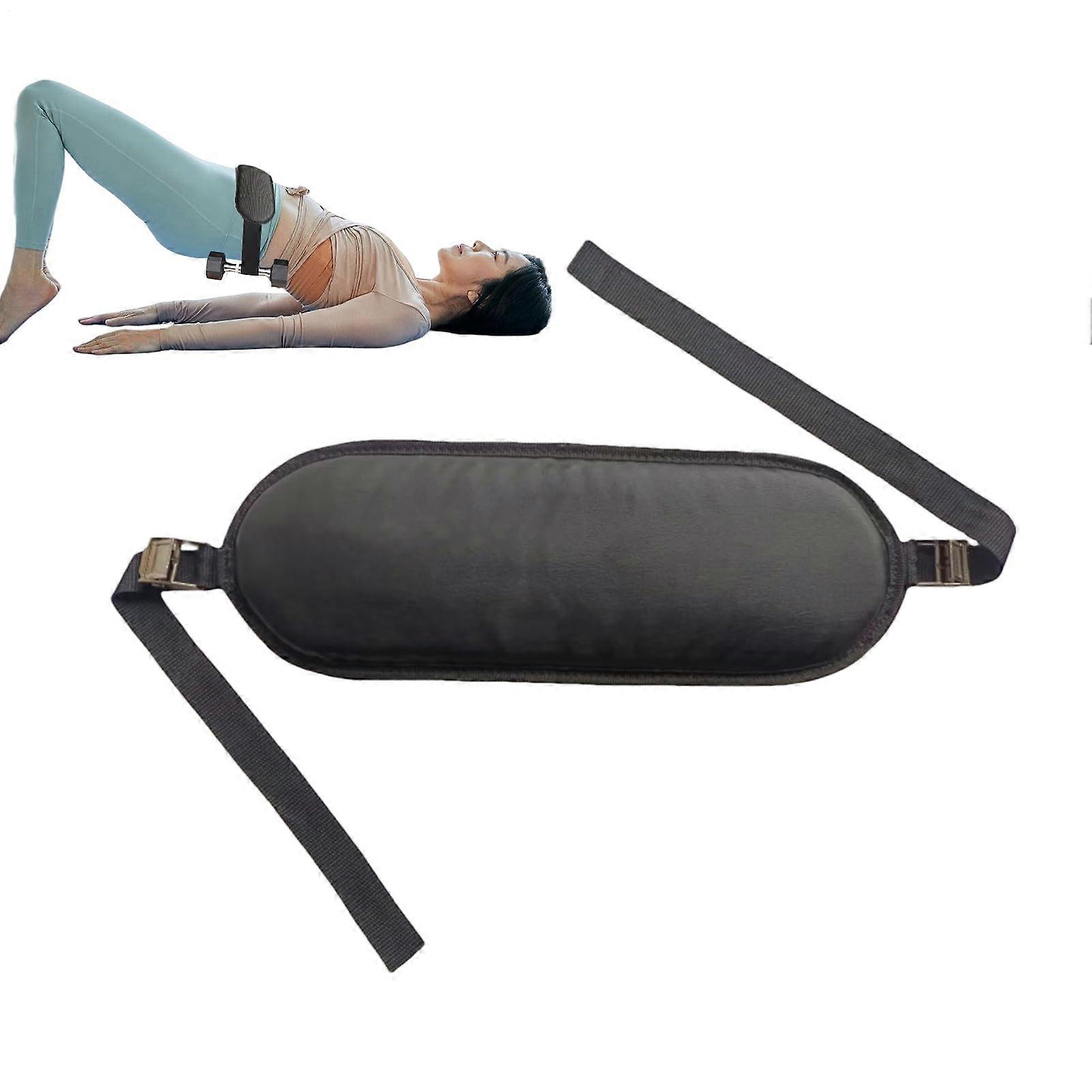 Hip Thrust Dumbbell belt  Robust strap with padded straps for Gym Training