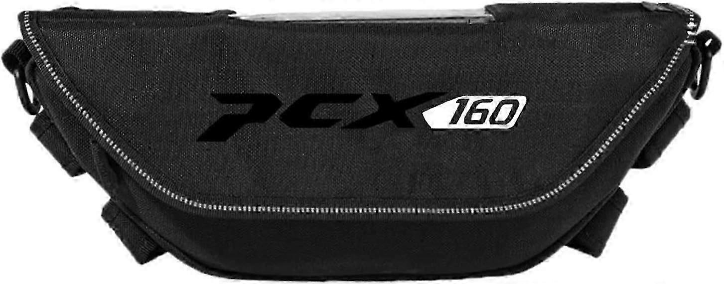Motorcycle Handlebar Travel Bag Fit For pcx160 Motorcycle accessories tools bag Waterproof And Dustproof Convenient travel handlebar bag(B)