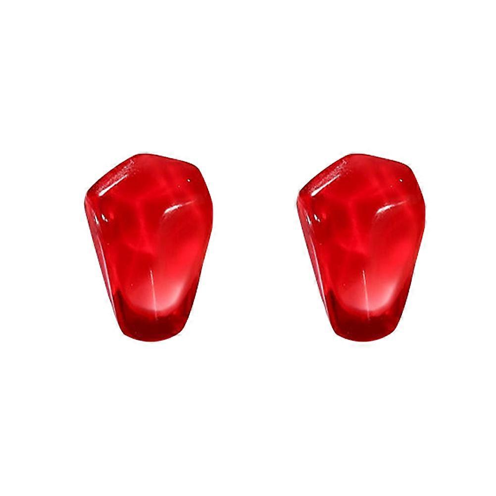 1 Pair Red Pomegranate Earrings for Ladies with Fruit Styled Design