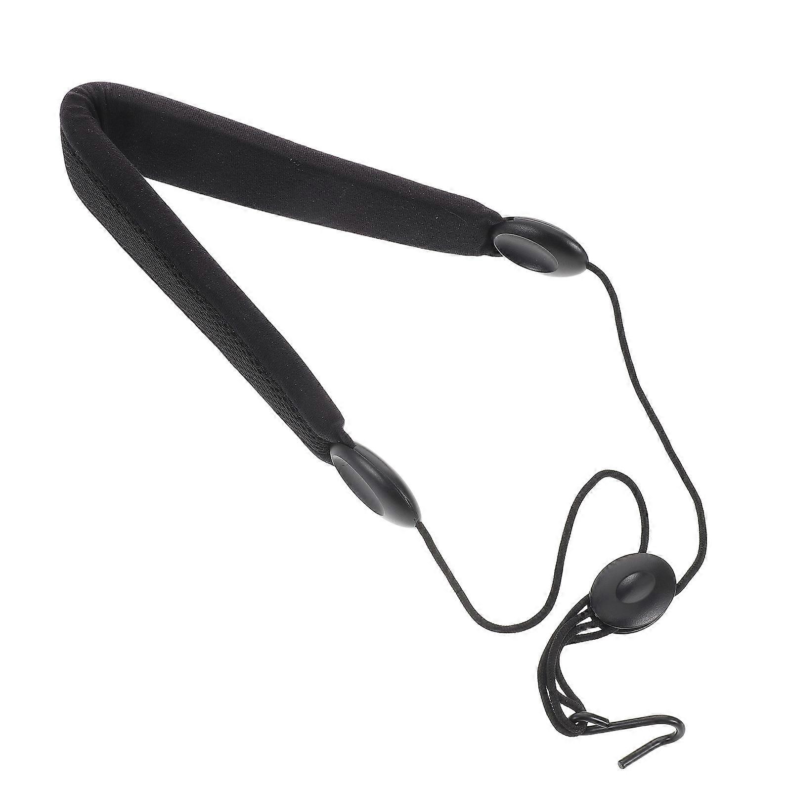 Soft Padded Clarinet Neck Adjustable Length for Saxophone Players During Performances 58.00X5.00X1.30cm 1Pack