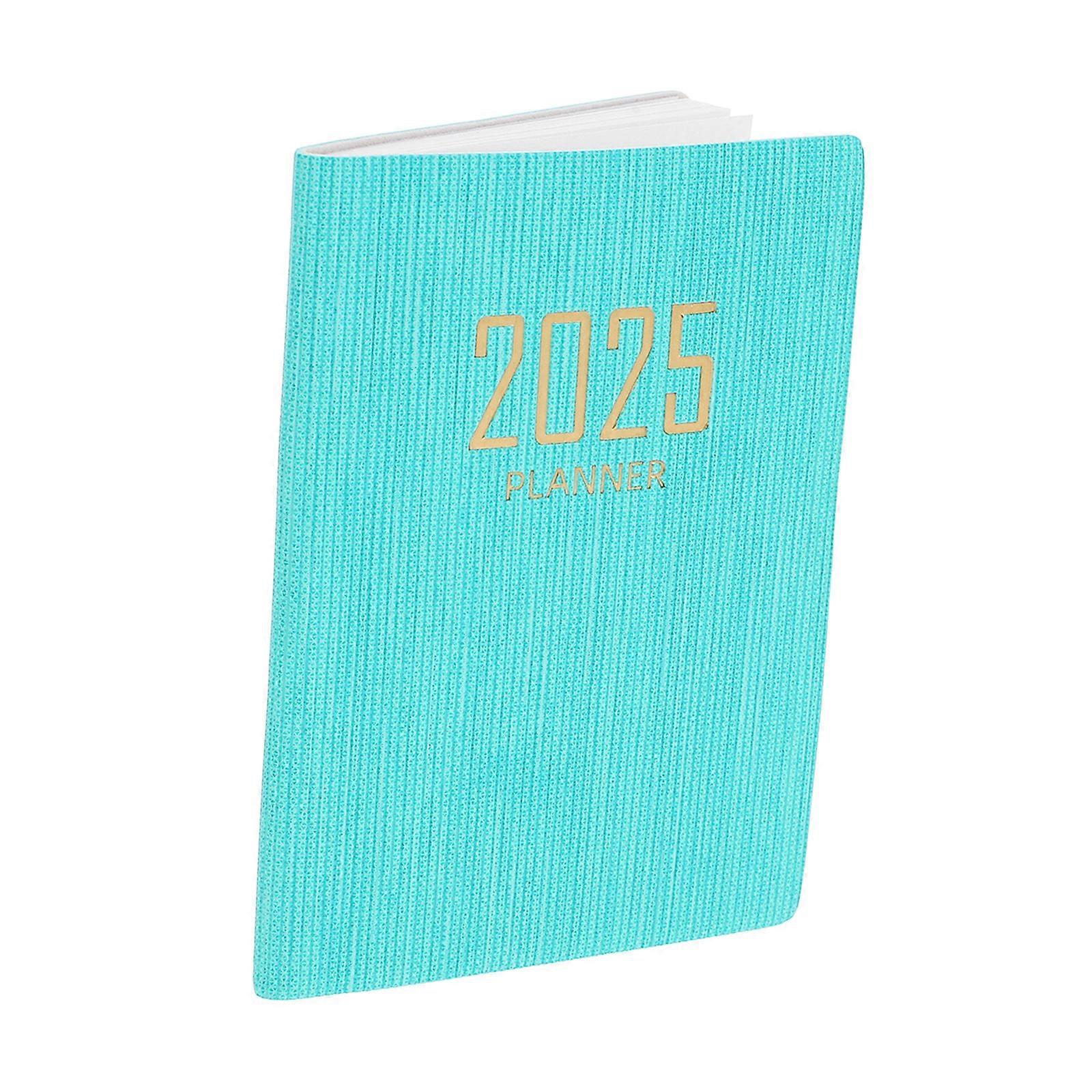 Stylish Lightweight Portable Planner Organizer Notebook with Smooth Writing Pages and PU Cover for Travel Use Agenda Notepad for Daily Planning