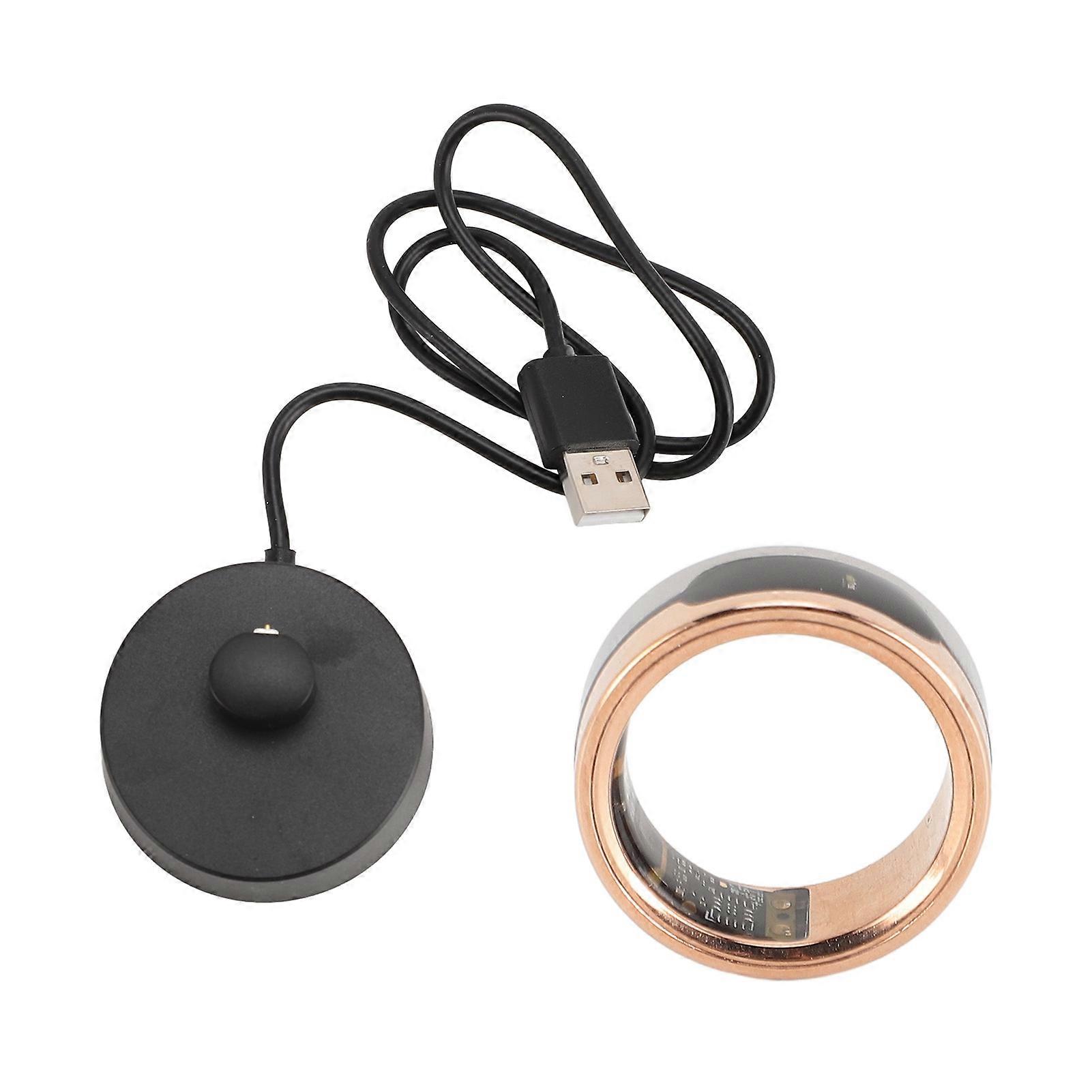 Smart Ring Health Tracker: Sleep, Temperature, Steps, Touch Control, Waterproof, 18.2mm