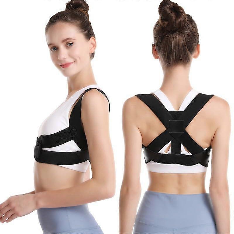 Posture correction shoulder and upper back corrector adjustable for the upper back (Color:1)