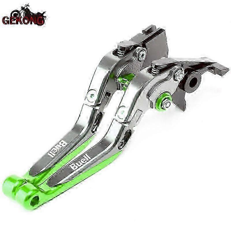 Adjustable Folding Extendable Brake Clutch Lever Compatible with BUELL X1 S1 LIGHTNING M2 CYCLONE Motorcycle with logo 1998 1999 2001 2002