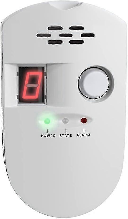 High Sensitivity Natural Gas Leak Detector, Domestic Gas Alarm for Home and Kitchen Monitoring
