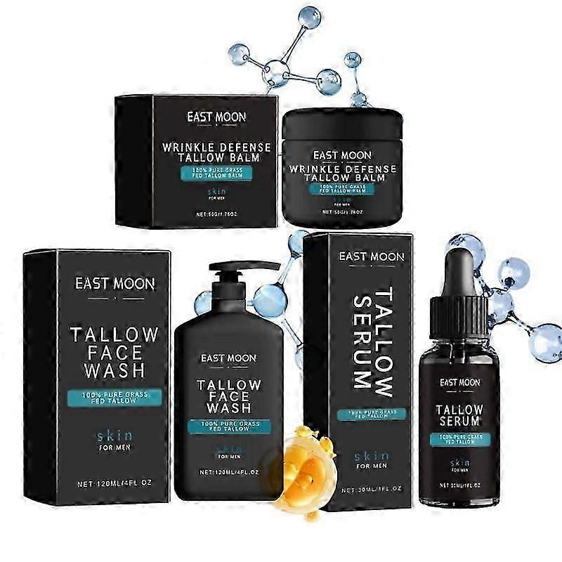Forge Wrinkle Defense Tallow Balm, Forge Face Wash, Forge Anti-Wrinkle Serum