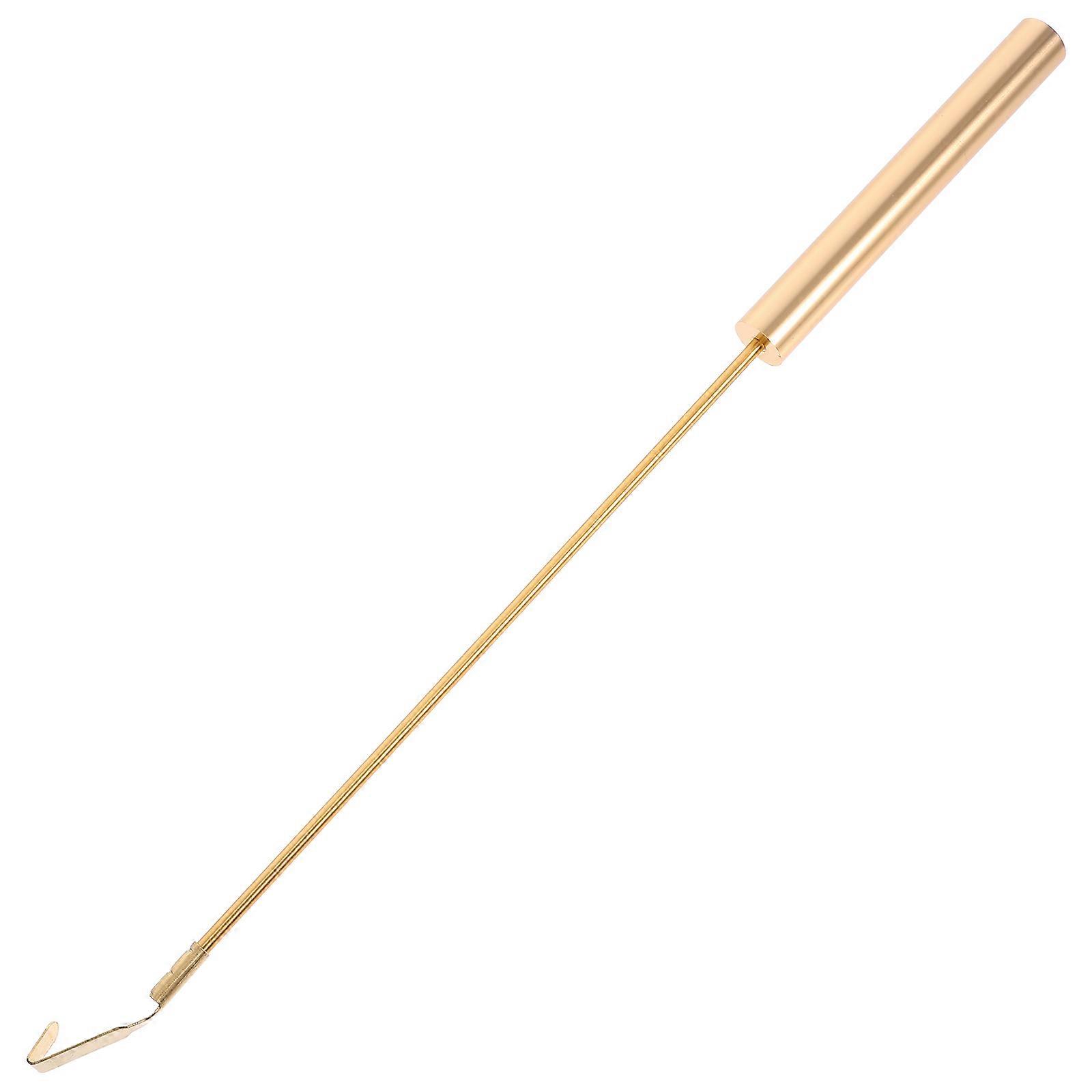 Pendulum Clock Mechanism Replacement Kit Clock Part Golden 27.80X1.10X1.10CM Timekeeping 1Pcs