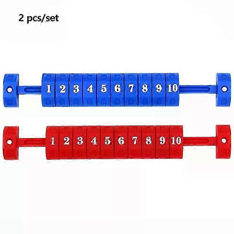2pcs/set Table Football Counter 10 Numbers Scoreboard Boat Shape Scoring Unit Indoor Soccer Game Accessories Available in Multiple Colors