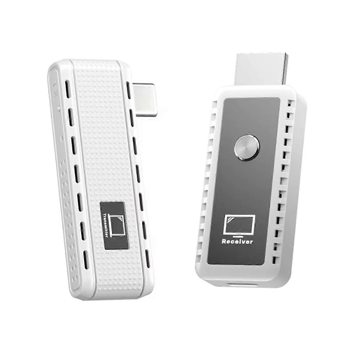 Wireless Transmitter Receiver Extender -Compatible 1080P 60HZ 30M Wireless Dongle for TV Camera Streaming Projecto