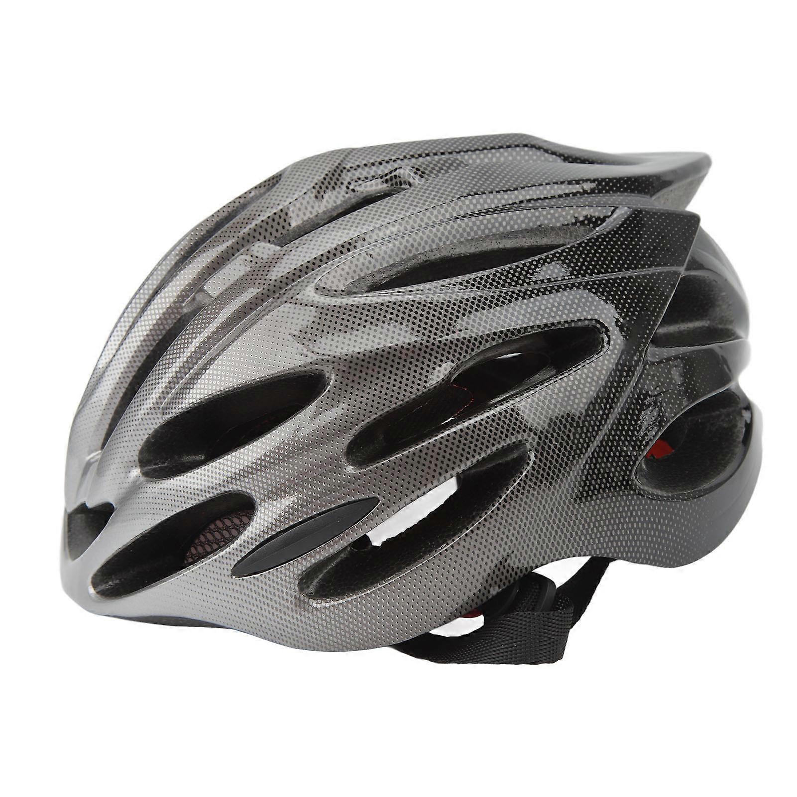 קסדת אופניים למבוגרים מחשב EPS מתכוונן קל משקל קסדת רכיבה לאופני כביש הרים אפור שחור 