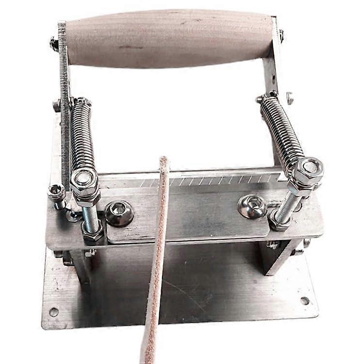 Leather Splitter Machine Manual, Hand Crank Leather Splitter For DIY, Factory And Home Use, Skiving Tool