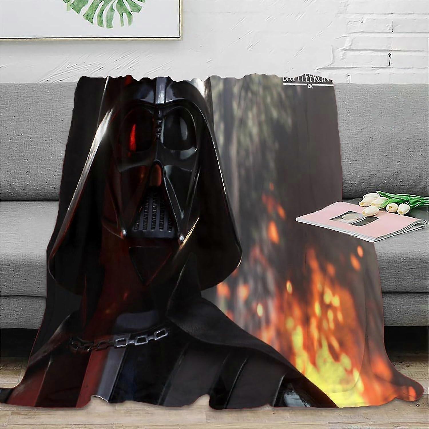 3D Star Wars Patterns Fluffy Fleece Blanket, Warm Thick Winter Sofa Throw Blanket