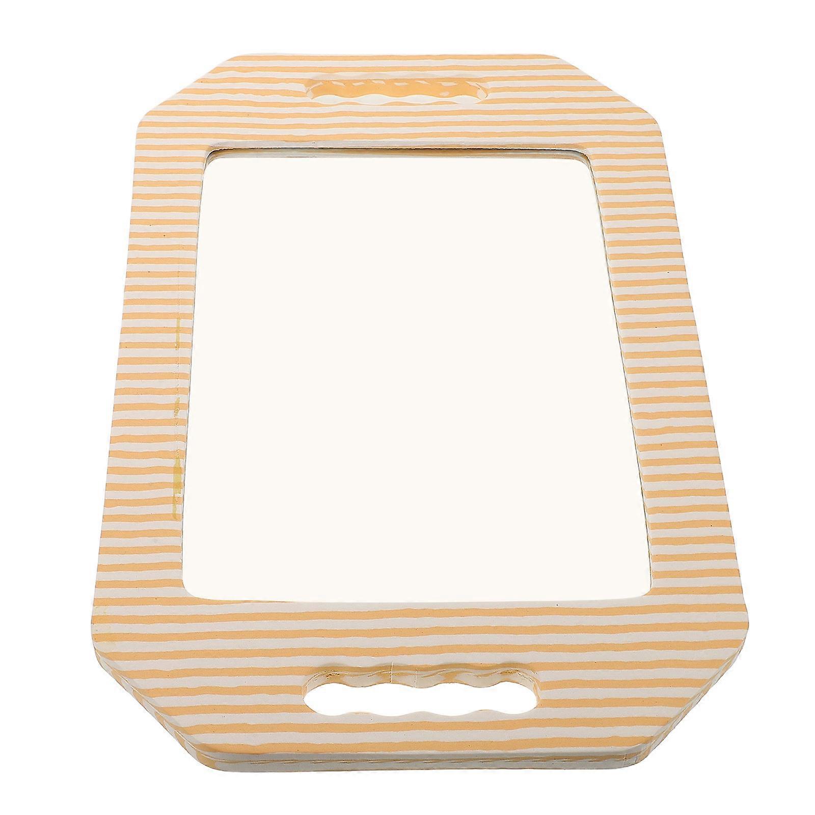Shatterproof Rearview Mirror For Hair Salon Rectangular Shape High Definition Reflection 1Set
