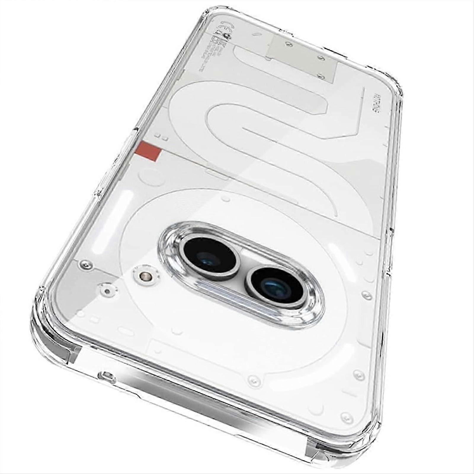 Nothing Phone 2a ile Uyumlu Şeffaf Kılıf, PC + TPU Sert Kılıf, Darbeye Dayanıklı Koruyucu Kılıf, Sararmayan, Kristal Berraklığında Cep Telefonu Kılıfı