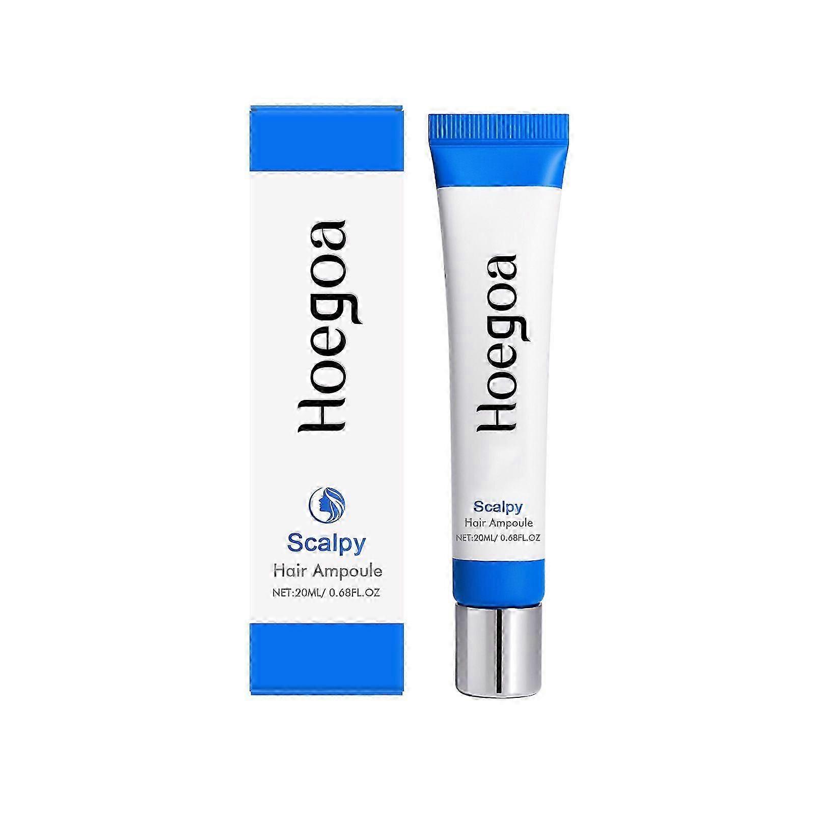 Ampoule Cheveux Ampoule Rafraîchissante pour le Cuir Chevelu, Essence roll-on Soin du Cuir Chevelu, soigne en douceur les cheveux, nettoie et nourrit les cheveux, hydrate et hydrate