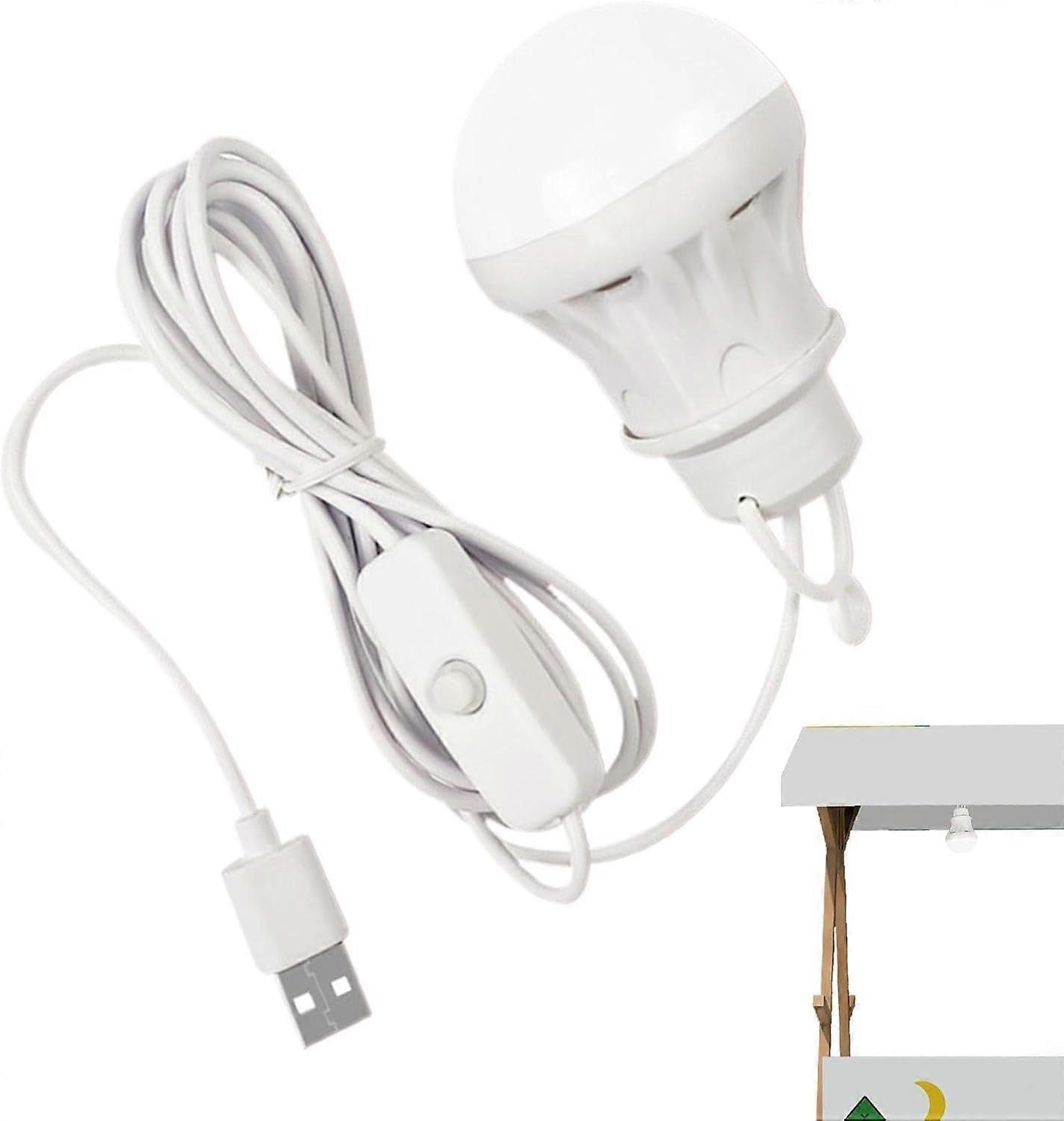 Usb Rechargeable Bulb Camping Bulbs, Remote Control Light Detachable Charging Led Bulb For Non Hardw