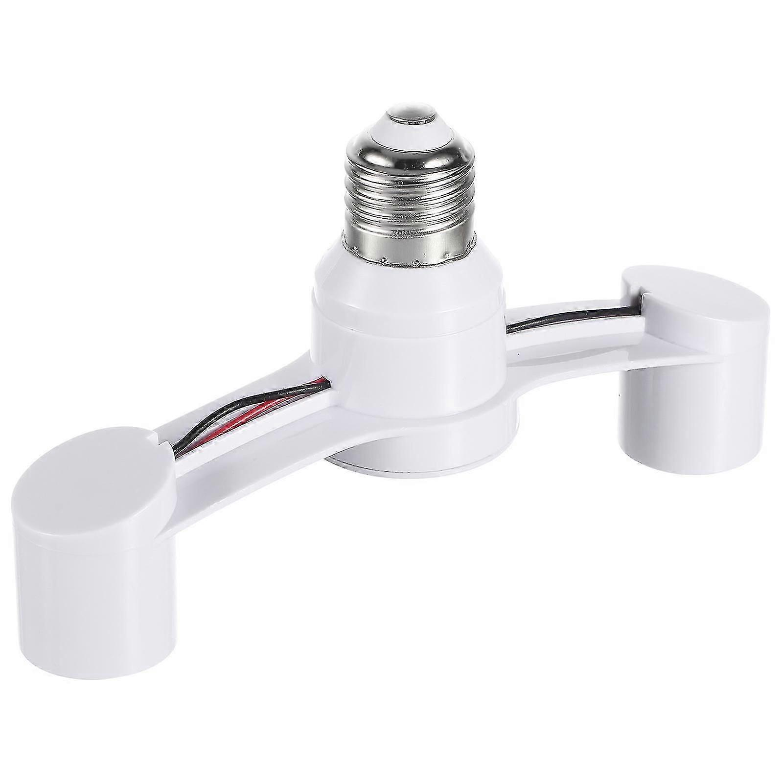 Light Socket Splitter Lamp Double Heads Light Socket Branch Adapter For Led Bulb