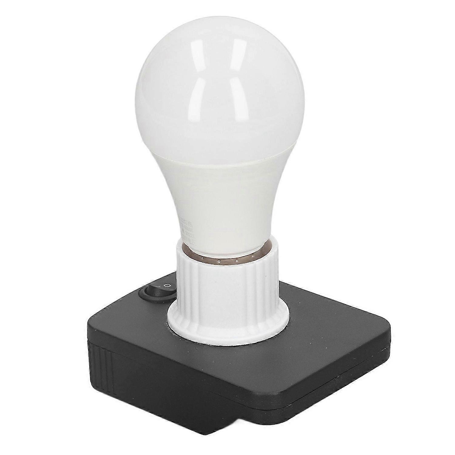 E27 Bulb Lamp Cordless Portable LED Work Light for Metabo 18v Series Lithium Battery