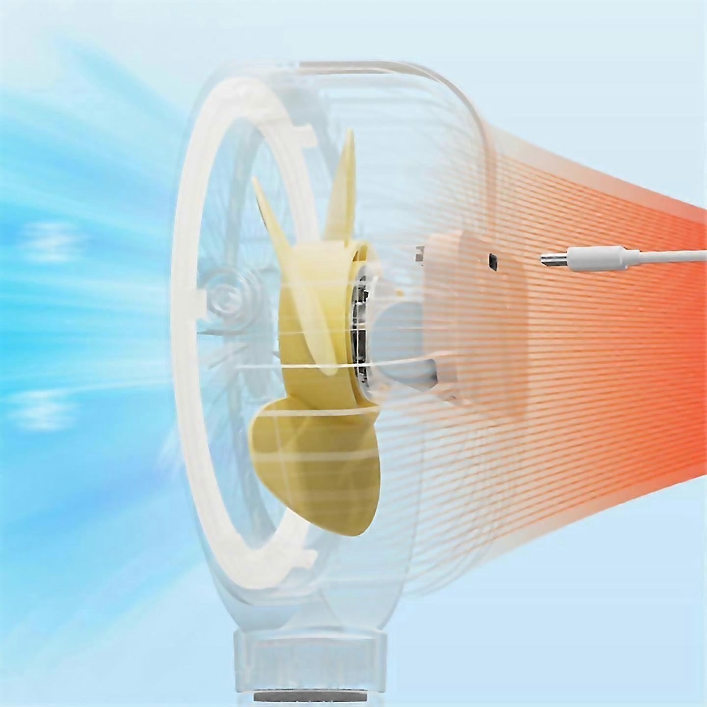 For Pink Portable Rechargeable Baby Stroller Fan