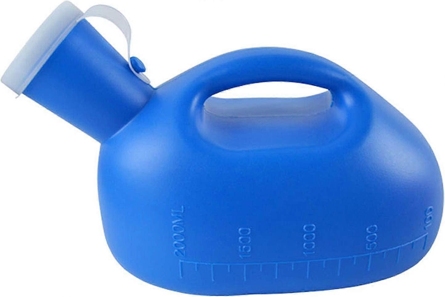 Urinal for Men, 2000ml Portable Travel Toilet for Collecting Urine Bottles, Urinal
