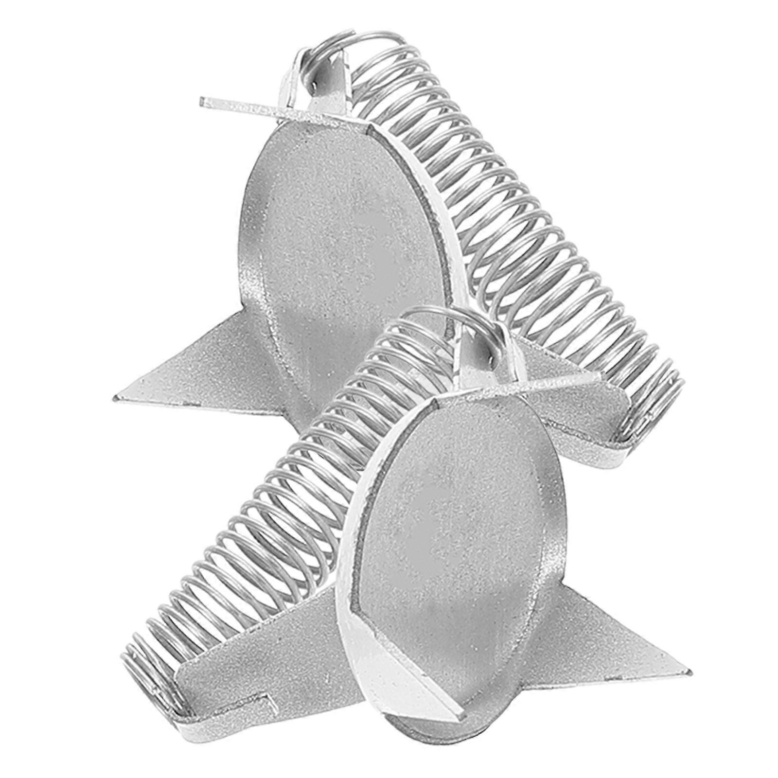 Pottery Accessories Clay Dipping Tong Stainless Steel Fingertip Design Glazing Process DIY Enthusiasts 1 Pair