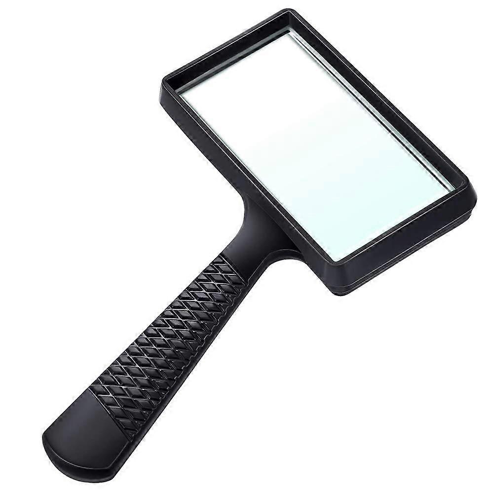 Magnifying Glass 10X Large Handheld Magnifier 100mm Distortion Free Non-Slip Grip Ideal for Reading Maps Jewels Hobbies Seniors