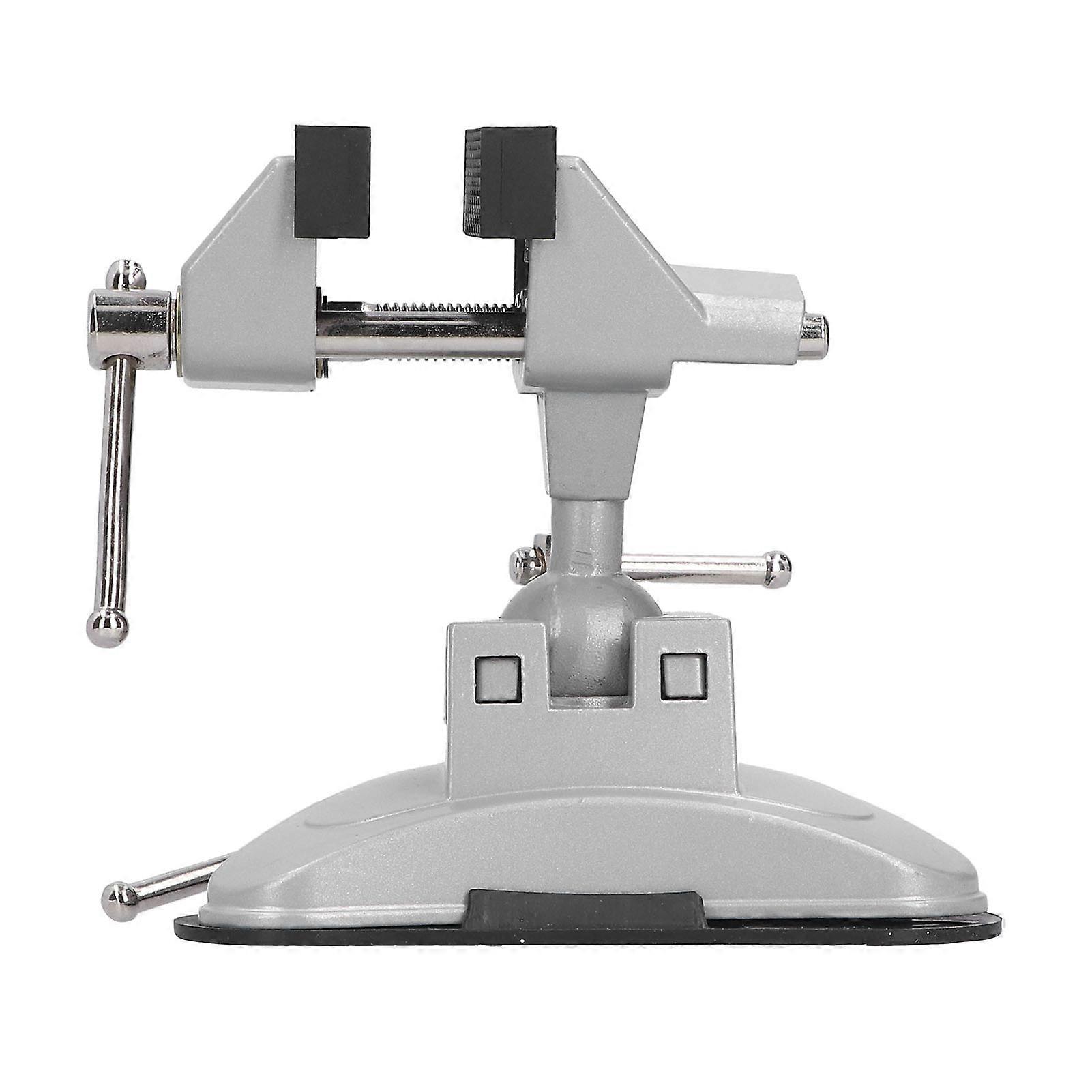 Bench Vise Flat Push Type Mini Table Jaw with Suction Cup Base Desktop Clamping Tool SK-293