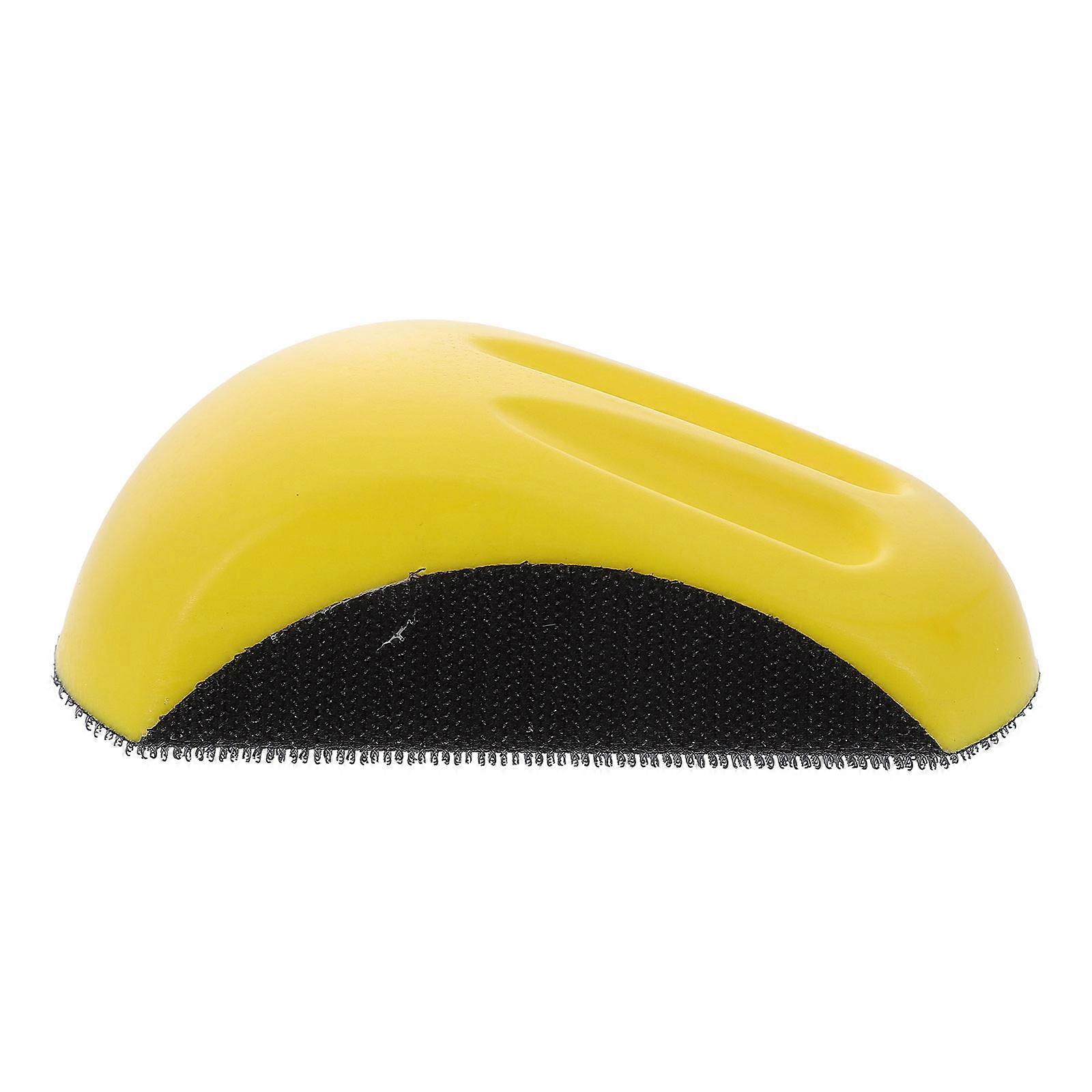 Bloco de polimento de almofada de lixa Ferramentas de hobby de fundo plano ABS 5 polegadas de lixamento úmido e seco 1 conjunto