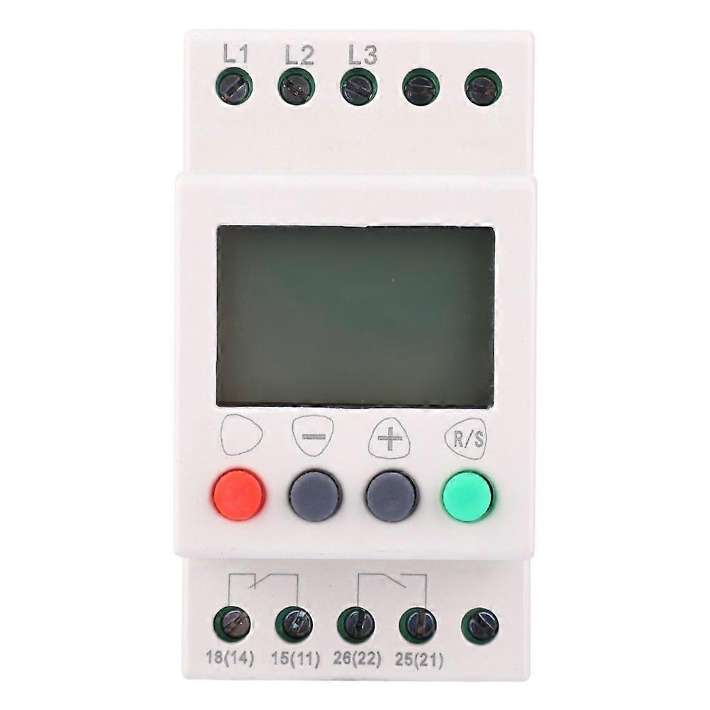 JL-400 Over Under Voltage Phase Sequence LCD Display Protector 3 Phase Voltage Monitor Relay