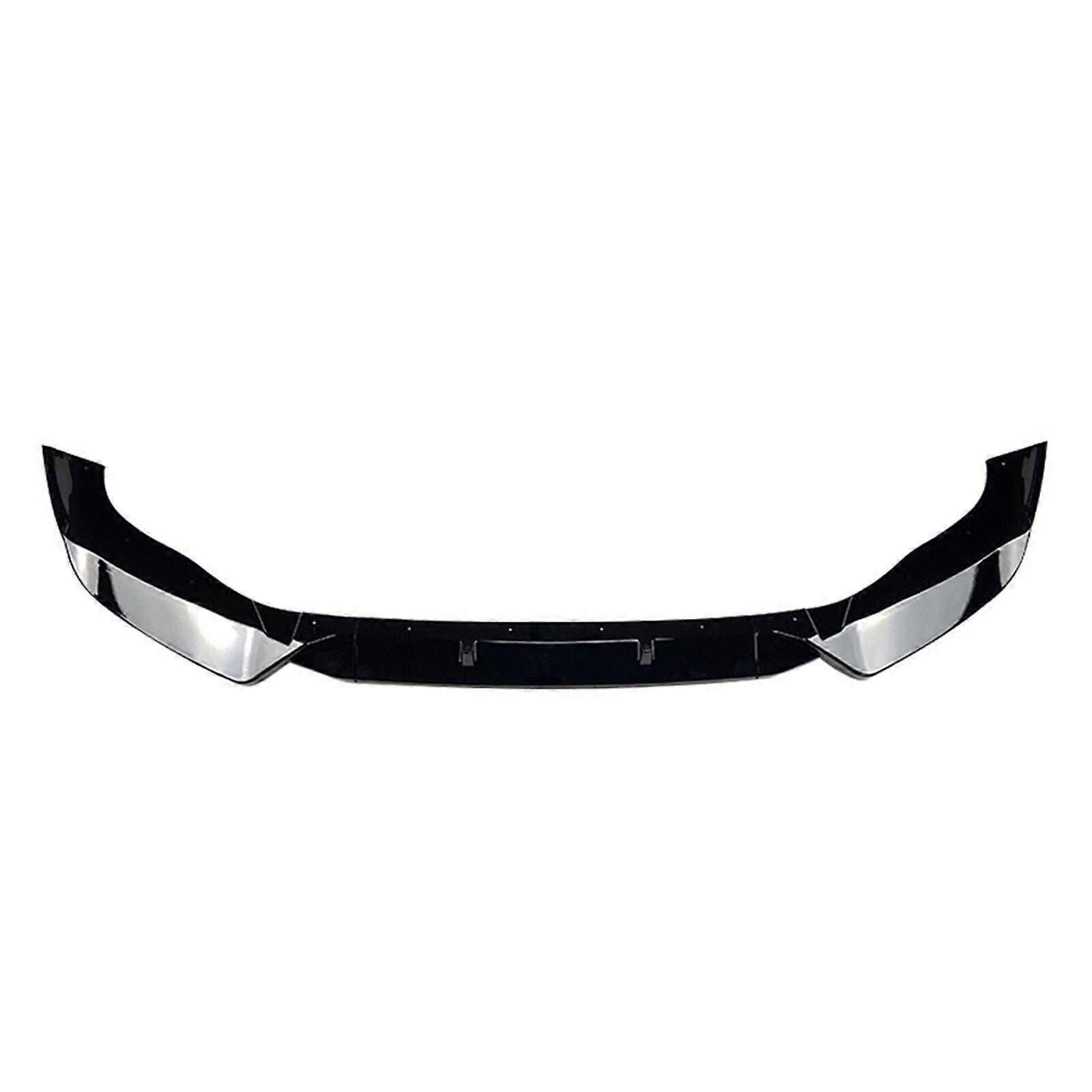 前保险杠扰流板唇部套件适用于宝马 X3 G01 X4 G02 M 包 2022-2023 亮黑色