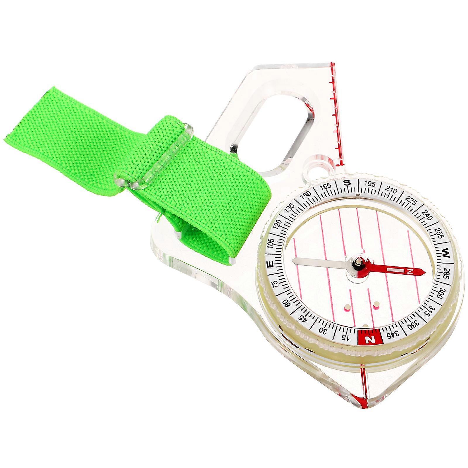 Hiking Equipment Small Compass For Camping And Hiking Kids Durable Acrylic Material Quick Alignment 1Pack