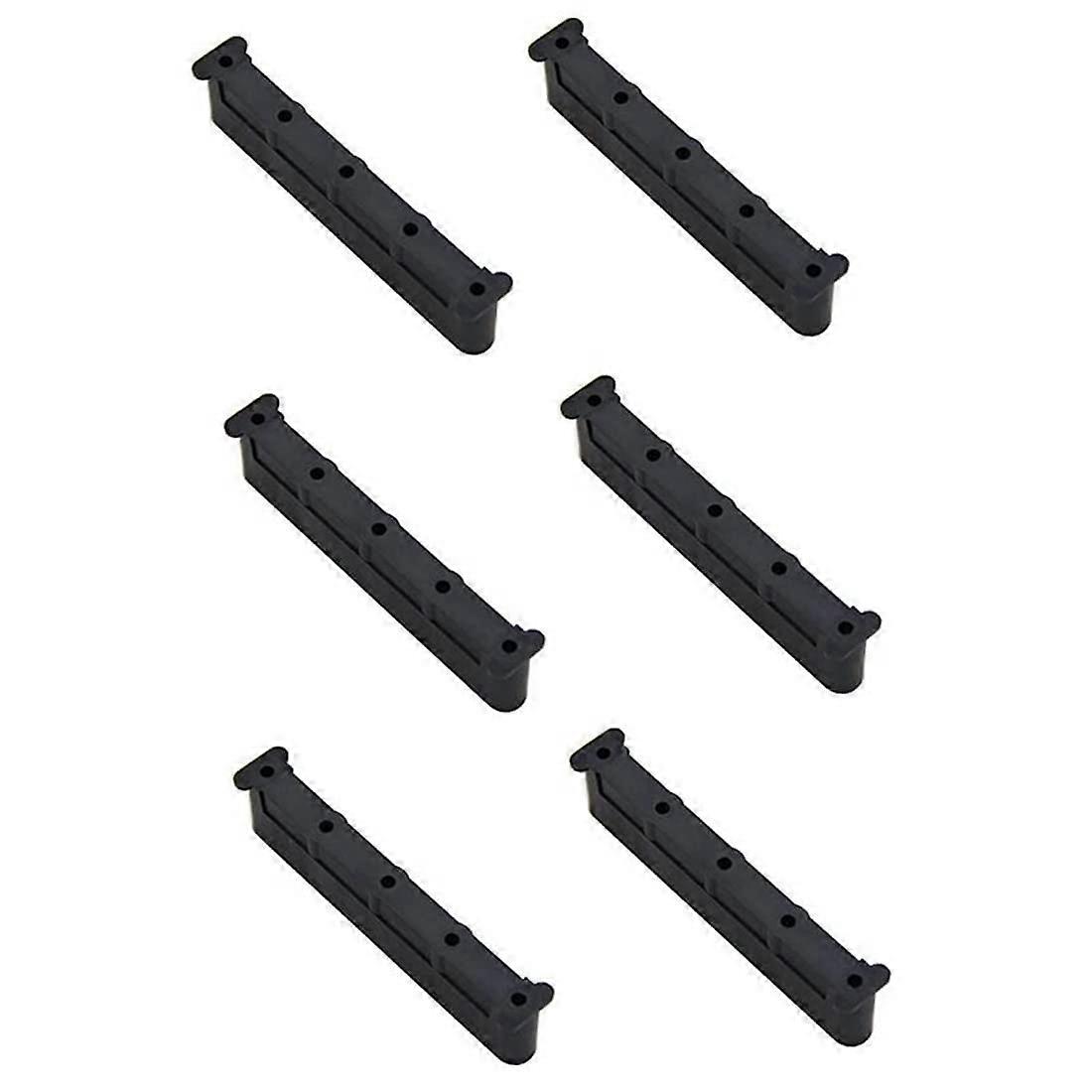 Foot Strap Insert 6 Pieces, Adjustable, 5-Hole, Plastic Windsurfing Board Repair Accessory