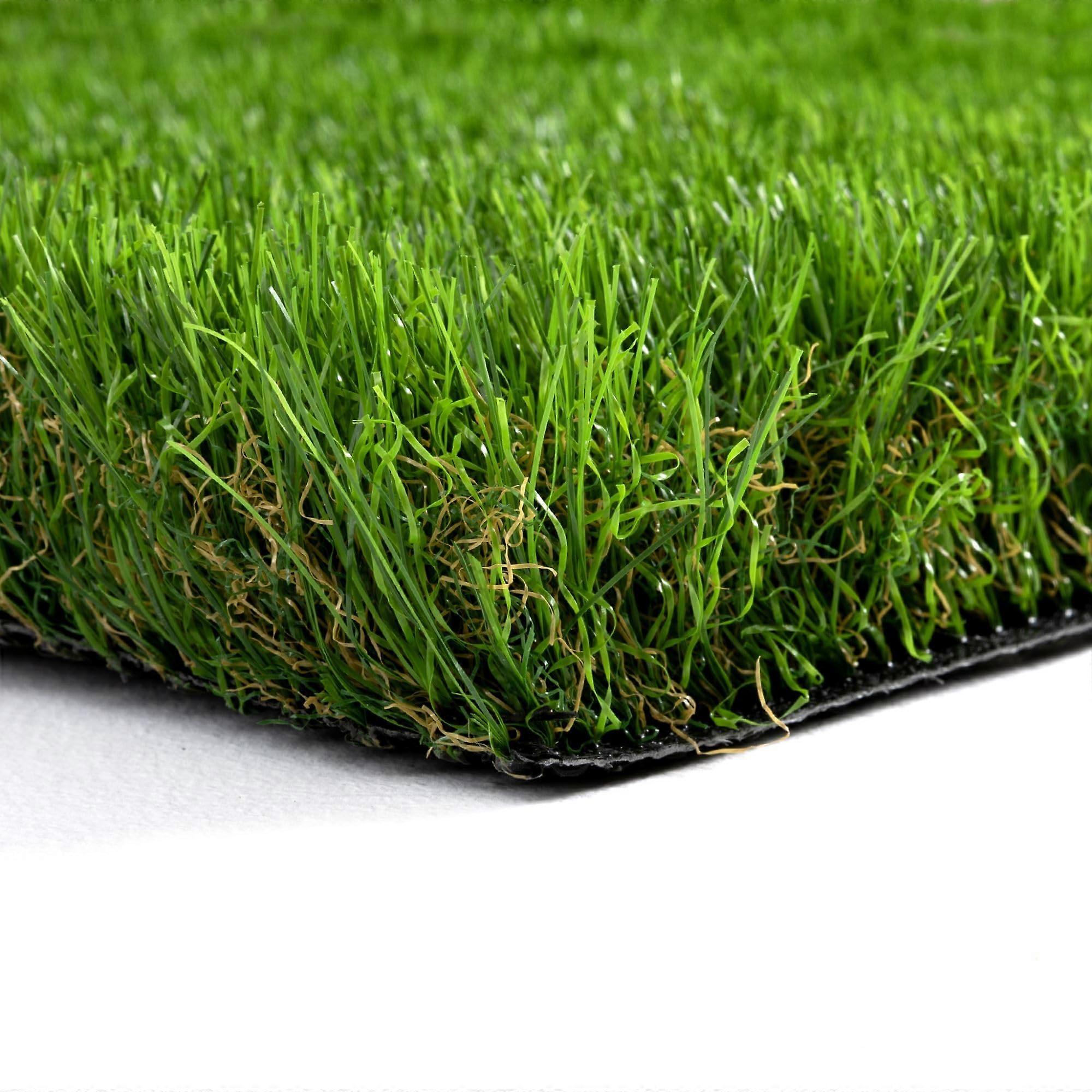 Java Artificial Grass, 55 mm , Dense Outdoor Lawn Rug, UVResistant, Durable and Soft, Green, Size: 100 x 500 cm