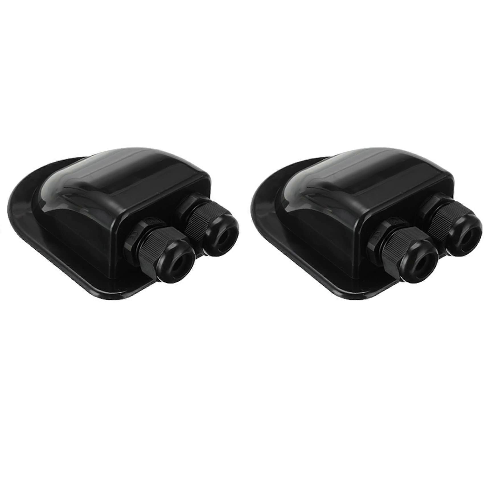 2X Roof Wire Entry Gland Box Solar Panel Cable Motorhome Caravan Boat
