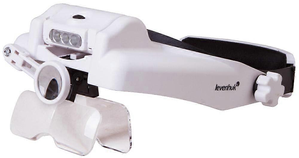 Zeno Vizor H7 Head LED Magnifier Headband Magnifying Glasses with 1/1.5/2/2.5/3.5/8x Magnification for Fine Work