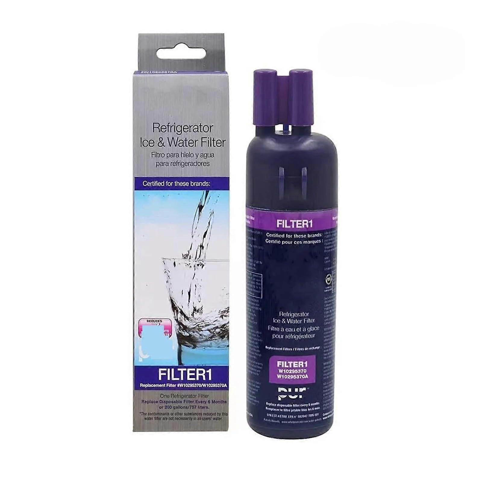 Kühlschrank-Wasserfilter W10295370A Compatible With Whirlpool EDR1RXD1 GRE1001 46-9081 46-9930 RFC3700A 1PCS
