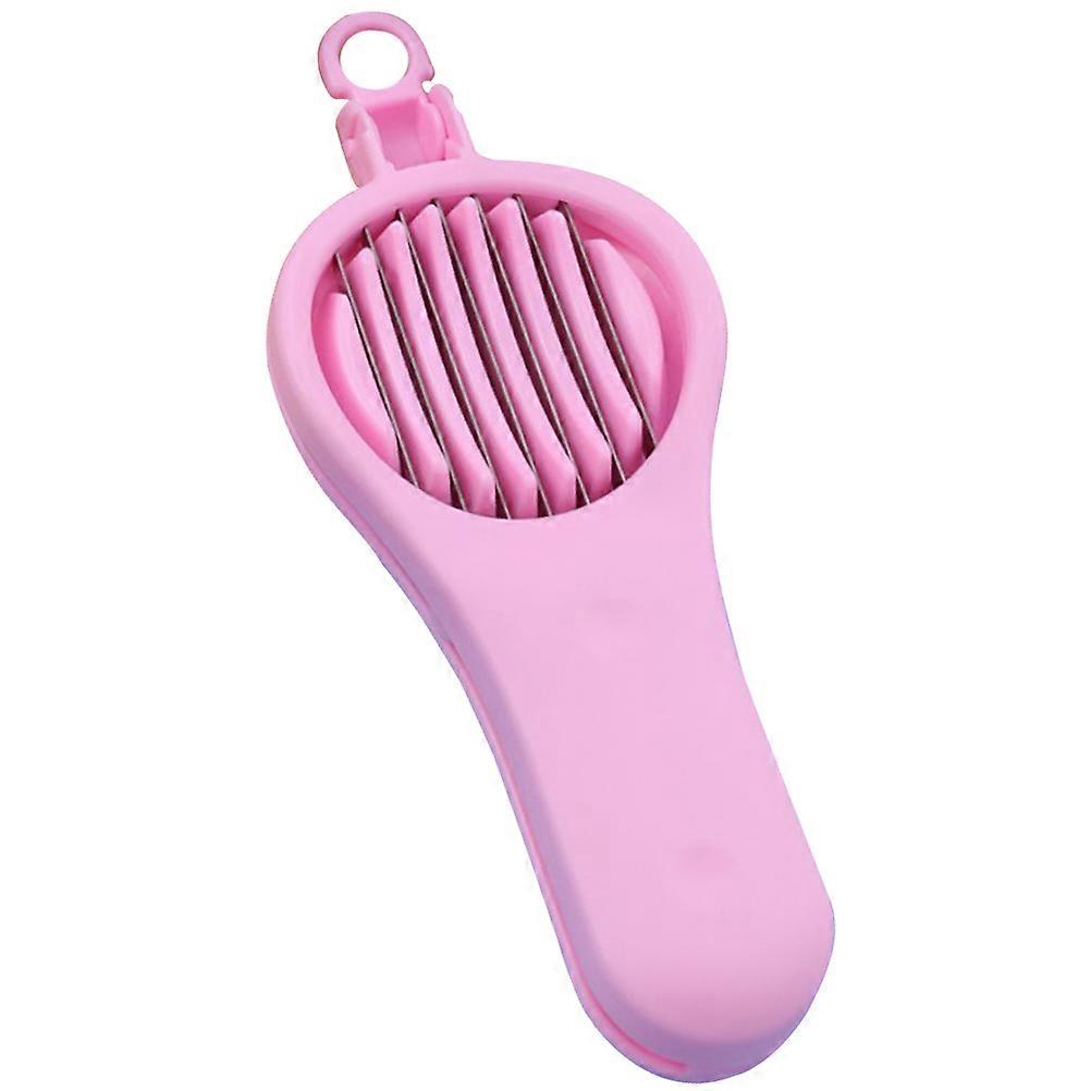 Pink Cherry Pitter Tool with Stainless Steel and PP for Home Use Easy to Clean and Hold 70 Characters