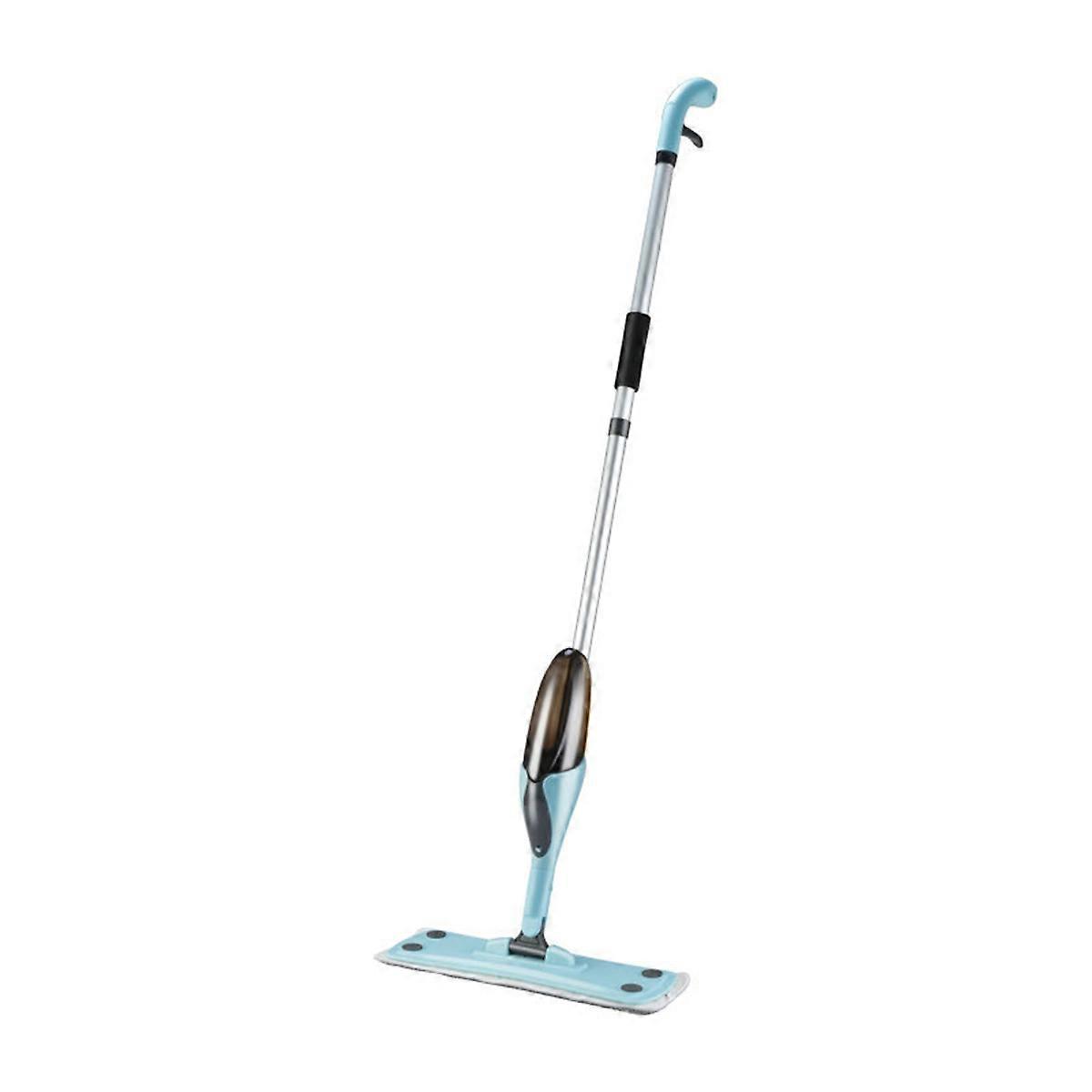 Blue Reusable Spray Mop with Aluminum Alloy Handle for Cleaning Tiles 360 Degree Rotatable
