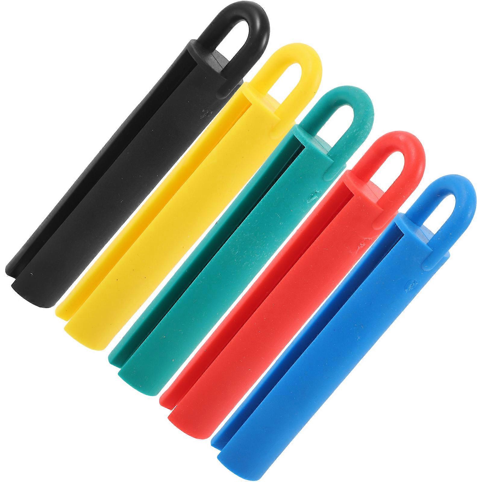 5 Pack Pool Cue Holder – Space Saving Billiard Cue Display Hanger, Lightweight Wall Mounted Organizer with Screws for Billiards Storage