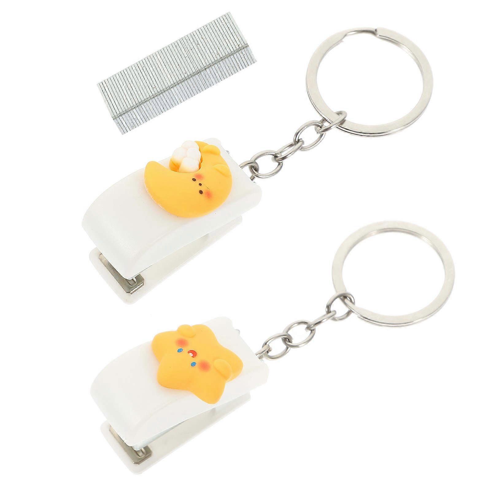 Cute Mini Stapler Set for Home Use Lightweight Compact with Stable Performance Assorted Color