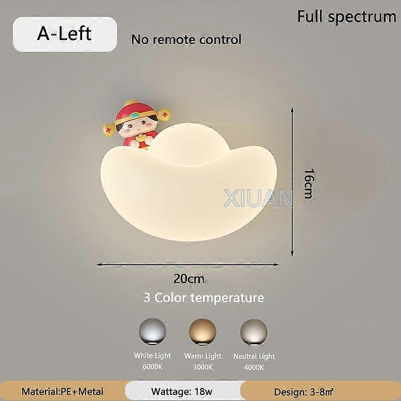 מנורת קיר מטיל זהב יצירתי Pe פמוטי קיר ילדים חדר שינה ליד המיטה קיר לילה אור אריה חתול ארנב עיצוב הגנת עיניים 220V