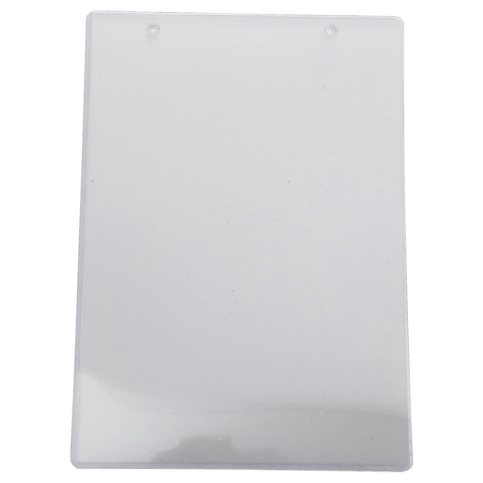 Clear Visibility Poster Display Sleeves Document Protectors for Business Owners A4 Size Transparent Protection from Debris 10Pcs