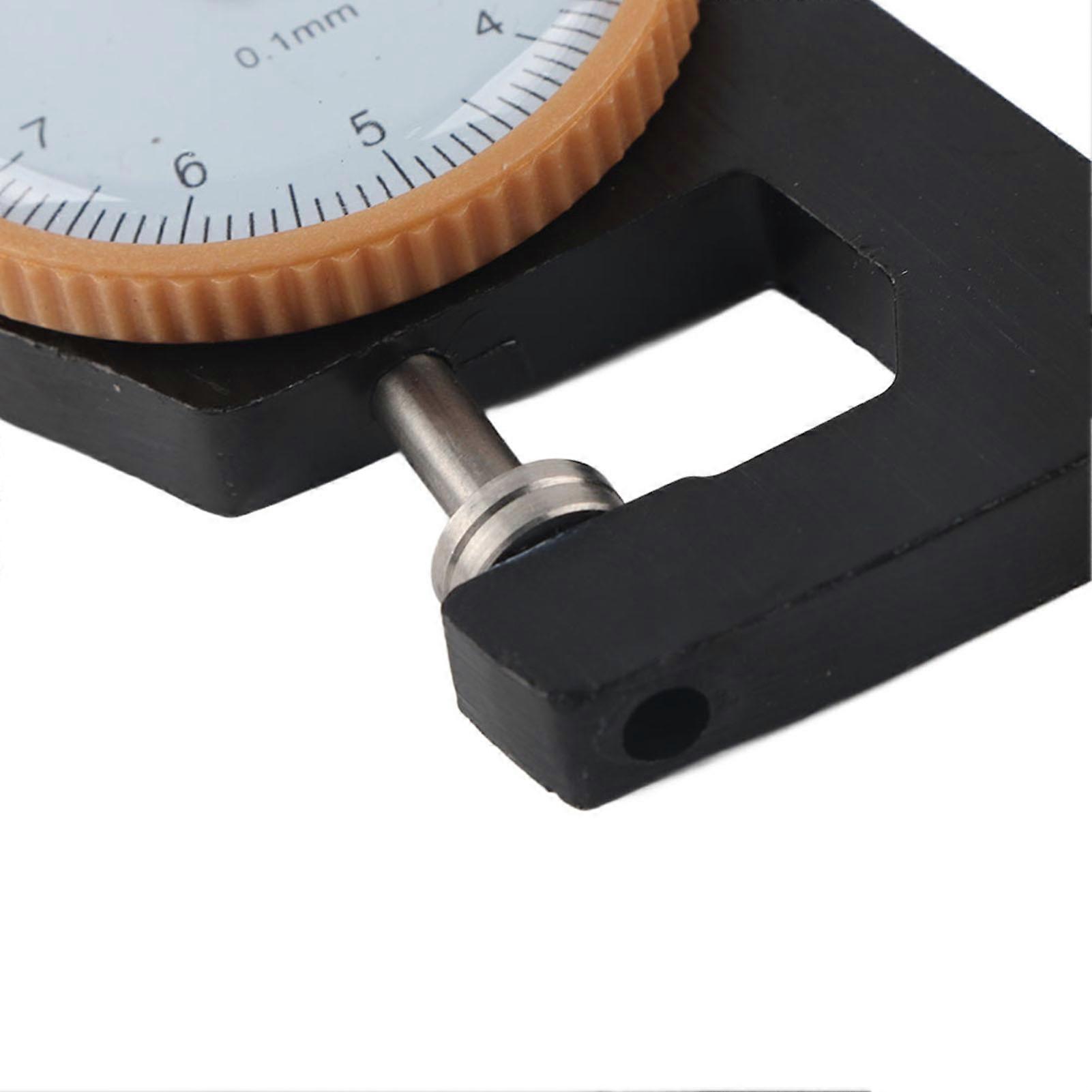 0~10mm Thickness Gauge Flat Head Thickness Tester Thickness Measuring Dial 0.1mm