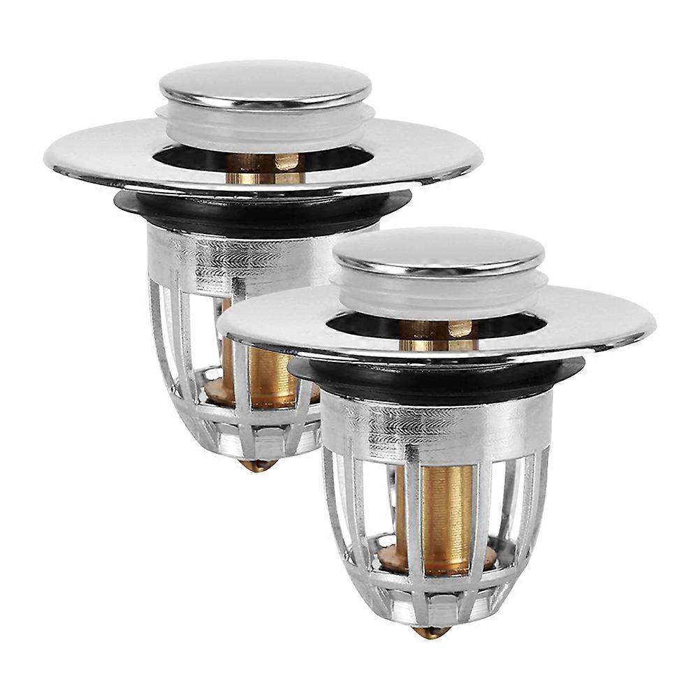 Basin Stopper Bathroom Maintenance Homeowners Bath Sink Plug 2Pcs