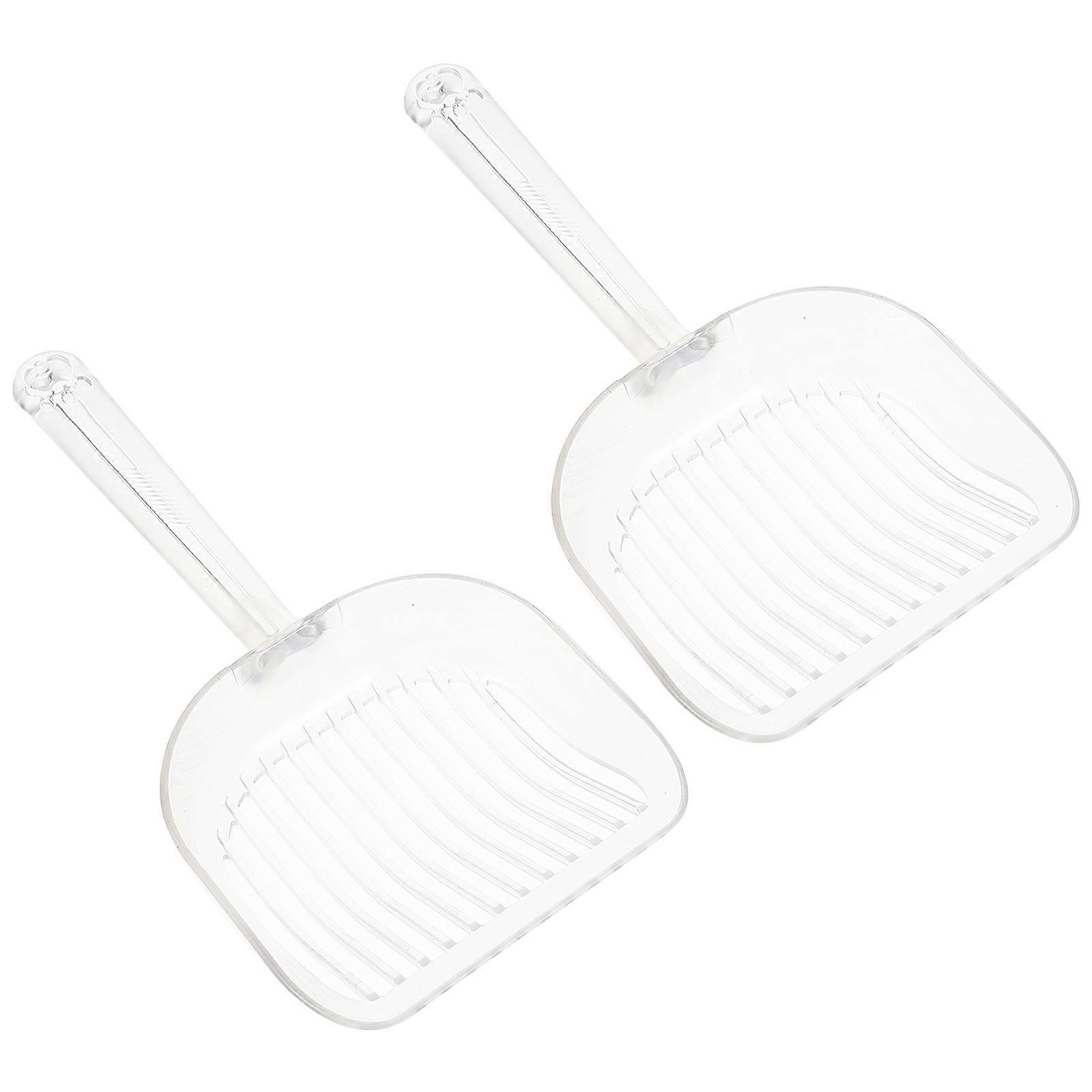 2Pcs Household Litter Scooper Multi function Cat Scooper Portable Litter