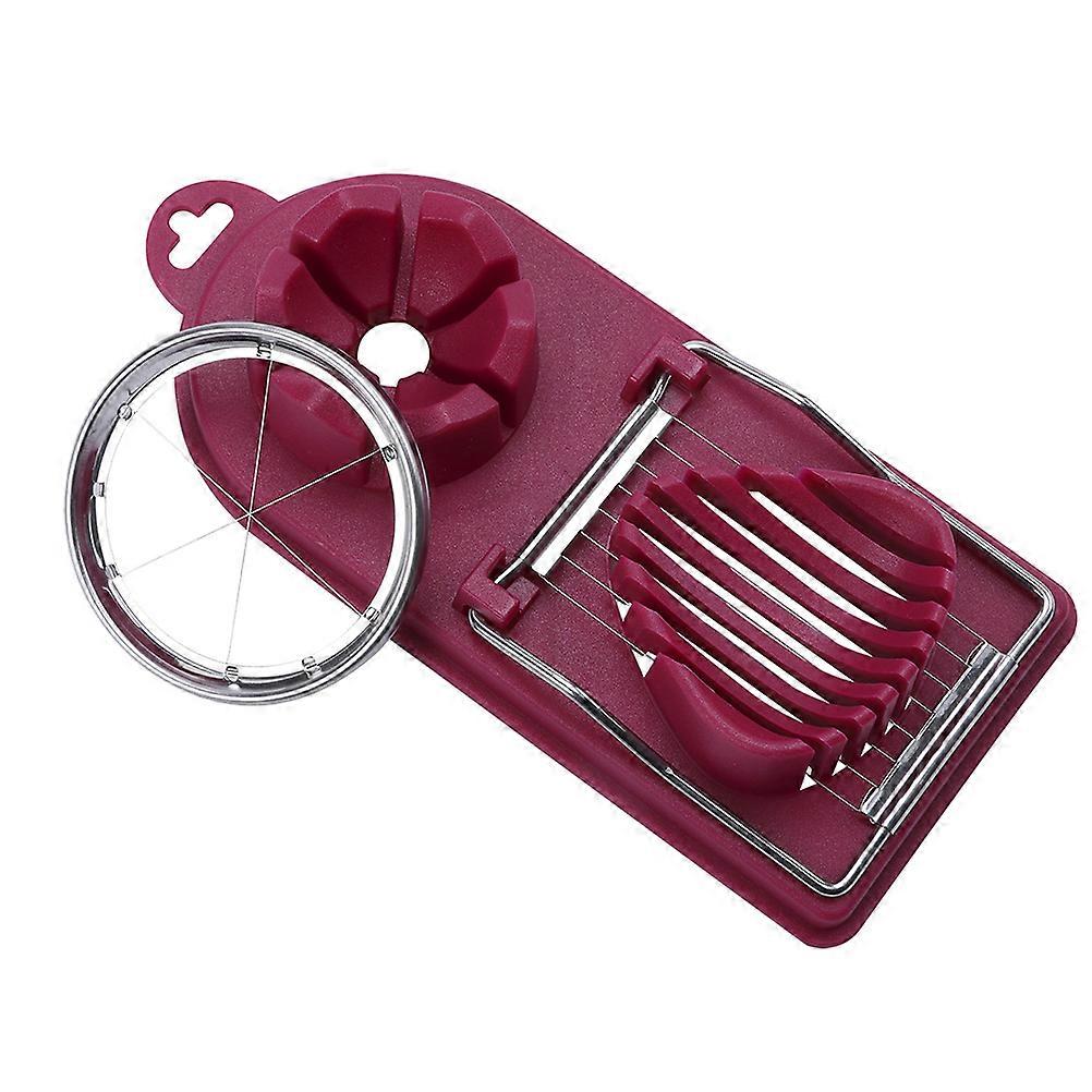 Multifunctional Egg for Fruit with Stainless Steel Compact and Safe to Use in Kitchen Gadgets Red